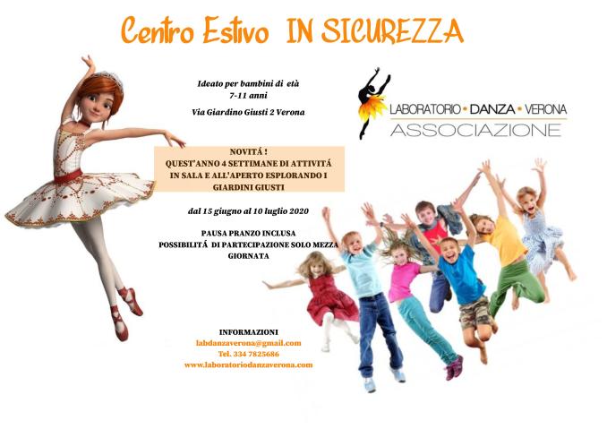 Centro estivo pubblicità 2020